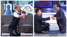 ▲韓國瑜、劉寶傑與吳子嘉（組合圖，翻攝YouTube）