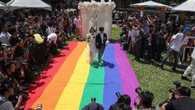 LGBT+,全球十大新聞,台灣,同婚合法化,上榜(圖/中央社)
