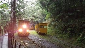 太平山,蹦蹦車,軌道,邊坡坍塌,羅東林管處(羅東林管處提供)