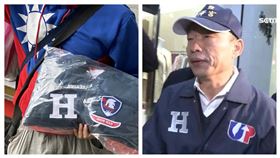 韓國瑜、兜售男子（組合圖）