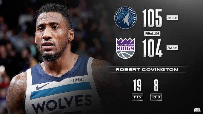 NBA／灰狼贏了！退國王止11連敗