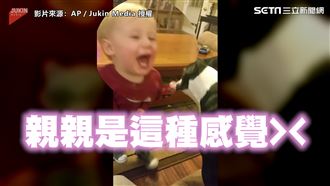 小孩向汪星人「討親親」　親個不停