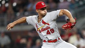 ▲紅雀後援投手辛克斯（Jordan Hicks）2019年飆出103英哩火球。（圖／美聯社／達志影像）