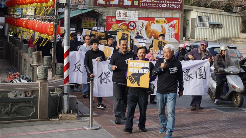 金門首罷免議長遊行　陳滄江發起