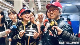 韓國瑜,飛行夾克,H,2020,鋼鐵H夾克,韓粉,阿嬤　圖／記者林恩如攝影