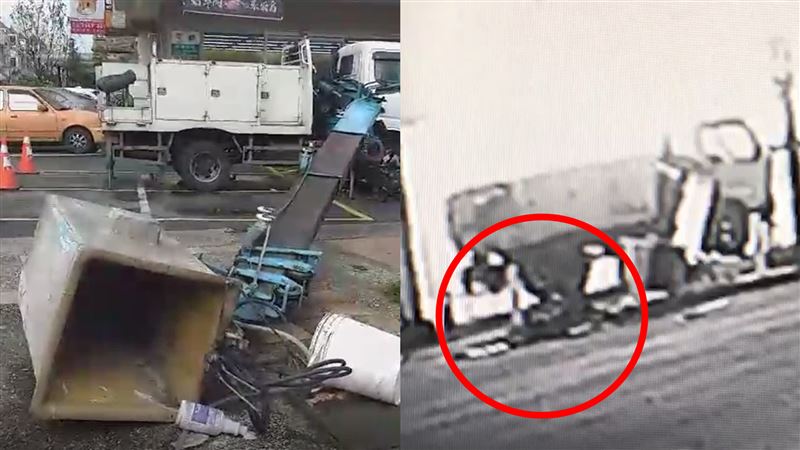 吊臂斷裂清洗工3樓墜下亡　畫面曝光