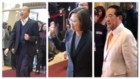 蔡英文、韓國瑜、宋楚瑜（黎冠志攝影）