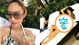 超模邱馨慧在泰國留下性感孕照。（圖／翻攝自邱馨慧臉書）