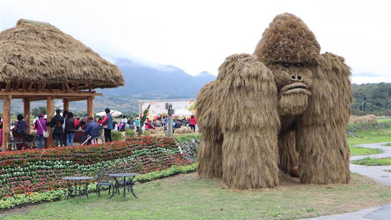 花蓮富里稻草藝術節　冬遊新亮點