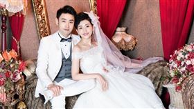 《多情城市》瑭霏和潘柏希拍婚禮戲（圖／民視提供）