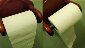 衛生紙,捲筒,臉書,推特,歷史,解答,掛法,飯店,衛生　圖／翻攝自