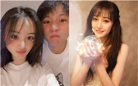 鄭爽,張恒（圖／翻攝自會火微博、鄭爽微博事務部微博）