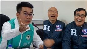 邱俊憲，韓國瑜，李四川（組合圖／翻攝臉書）