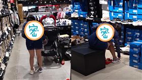  逛球鞋店…驚見地方媽媽「美背全露+渾圓美尻」　網全暴動（圖／翻攝自加藤軍路邊隨手拍）