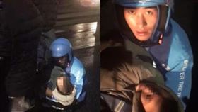 27歲外送員目睹路人遭撞飛！「緊抱痛哭男童」延誤20分　4客狂催單給他負評(圖/翻攝自金華公安微博)