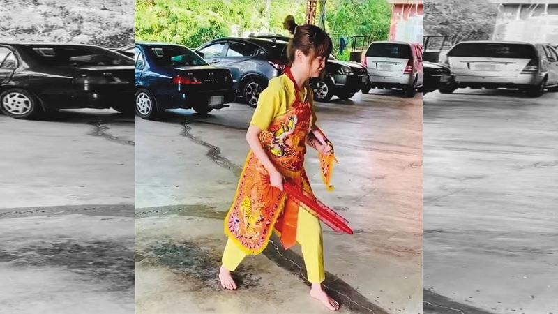 乩身、桌頭都辣妹！家人不捨她渾身血