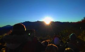 阿里山新年第一道曙光