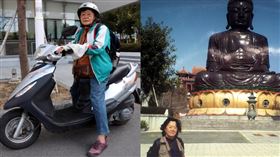 80歲嬤機車環島　18天狂飆千公里