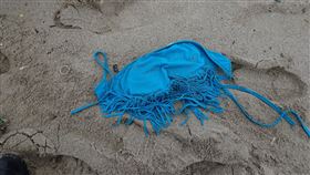 沙灘,水母,跨年,水餃墊(翻攝自爆廢公社)