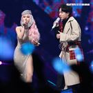 Jolin蔡依林全新巡演「Ugly Beauty 」台北站第三場特別來賓青峰。（記者邱榮吉/攝影）