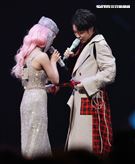 Jolin蔡依林全新巡演「Ugly Beauty 」台北站第三場特別來賓青峰。（記者邱榮吉/攝影）