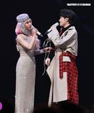 Jolin蔡依林全新巡演「Ugly Beauty 」台北站第三場特別來賓青峰。（記者邱榮吉/攝影）