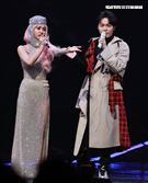 Jolin蔡依林全新巡演「Ugly Beauty 」台北站第三場特別來賓青峰。（記者邱榮吉/攝影）