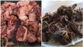 他PO一團「生腸子」獻寶　台南人流口水：根本人間美味。（圖／翻攝自爆廢公社臉書）