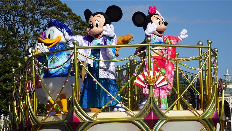 東京迪士尼迎鼠年　和風米奇米妮吸睛