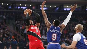 ▲『甜瓜』安東尼（Carmelo Anthony）重返紐約，攻下全場最高26分。（圖／美聯社／達志影像）