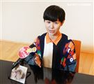 魏嘉瑩接受三立新聞網專訪。（記者邱榮吉/攝影）