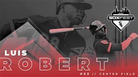 ▲白襪以6年5000萬美金合約，提前綁住頭號新秀羅伯特（Luis Robert）。（圖／翻攝自白襪推特）