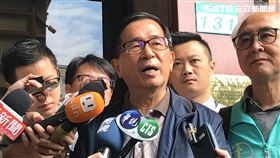 ▲陳水扁強調實在忍無可忍，不對韓國瑜等人提告，他死也不會闔眼。（圖／記者楊佩琪攝）