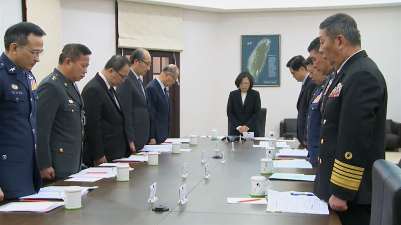 蔡英文召開軍事會談　專家：穩定軍心