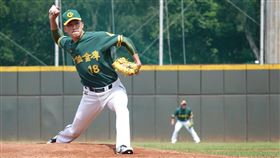 春季聯賽4強戰　合庫吳昇峰好投率隊晉級108年全國成棒甲組春季聯賽4強戰在天母球場舉行，合庫先發投手吳昇峰11日登板面對台電，5局好投率隊以4比1拿勝，成功晉級冠軍戰。中央社記者謝靜雯攝　108年5月11日