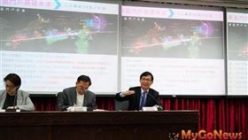 台北市三位副市長彭振聲、蔡炳坤、黃珊珊2020年1月2日共同主持「台北新象2.0!」記者會（圖／台北市政府）