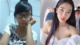 女大生偷整網美臉…母認不出 氣到1月不說話(圖/Trần Vũ Vân Anh臉書)
