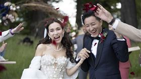 大陸藝人韓庚與女星盧靖姍於12月31日在紐西蘭舉行婚禮（HUGO BOSS提供）