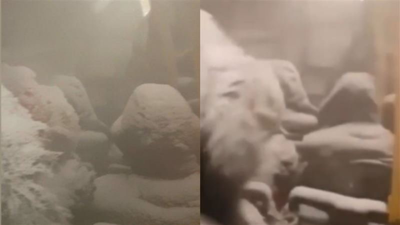 戰鬥民族日常？車窗壞變雪人仍超淡定