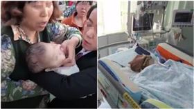 3月女嬰遭蘋果砸中！陷昏迷「一度命危」…警查真相竟撤案（翻攝自微博）