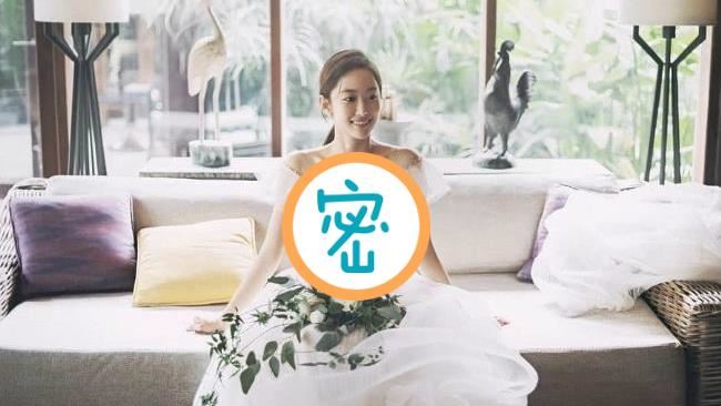 甜心女星「中門大開」深V婚紗全看光