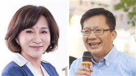 黃馨慧,張廖萬堅（合成圖／翻攝自黃馨慧、張廖萬堅臉書）