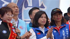 國民黨台南立委候選人蔡淑惠，韓國瑜，洪秀柱（圖／翻攝自蔡淑惠臉書）