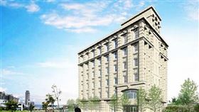 新北工業區立體化方案吸引產業投資熱潮，捐贈公益性設施容獎放寬30％免計容積，圖為先鋒材料科技完工示意圖（圖／新北市政府）