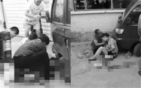 國中師酒駕！女子「左腿被撞飛」滿地血…男老師賠不起輕生（圖／翻攝自微博）