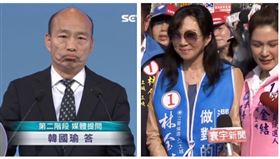 ▲韓國瑜、李佳芬（組合圖，資料畫面）