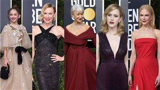 金球獎紅毯5美曝光！她辣曬筷子腿