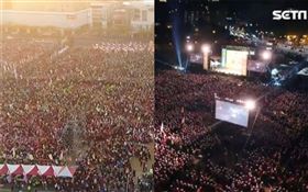 蔡英文造勢空拍超震撼！3場擠爆23萬人　6日全台大掃街