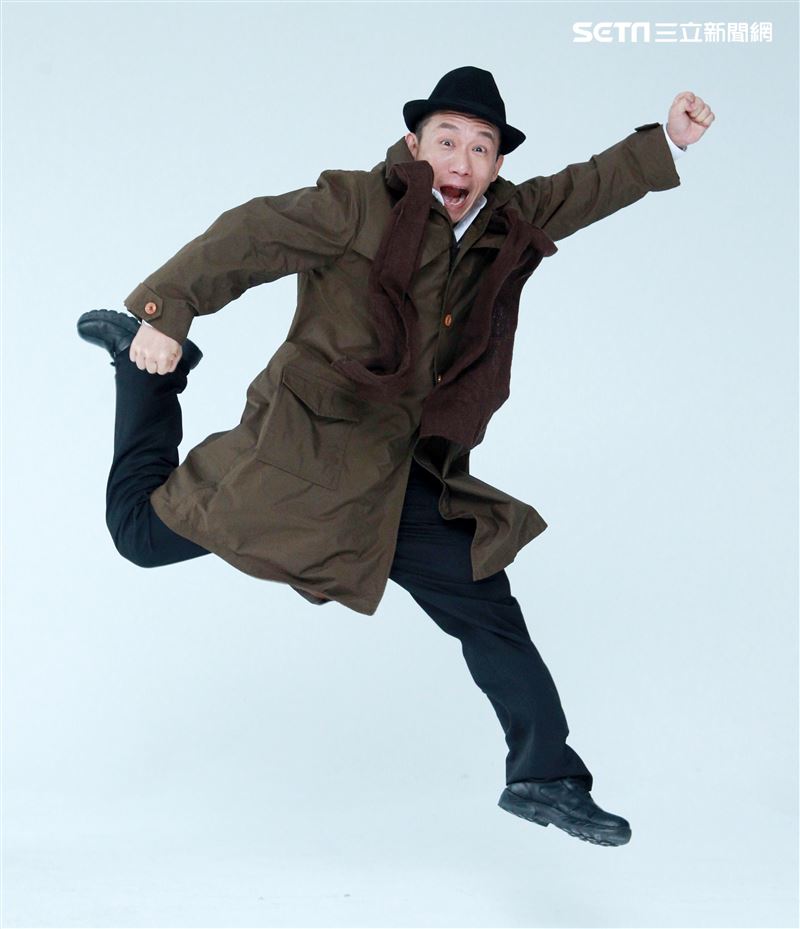 郭子乾演舞台劇「步步驚笑」。（記者邱榮吉/攝影）