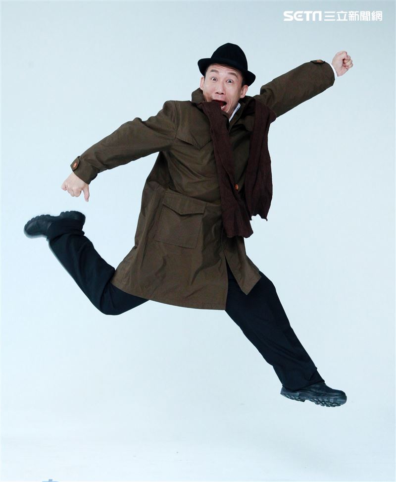 郭子乾演舞台劇「步步驚笑」。（記者邱榮吉/攝影）